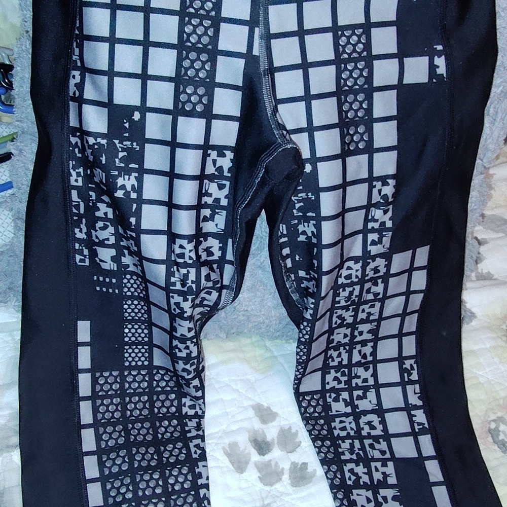 Under Armour Black and White Patterned Leggings